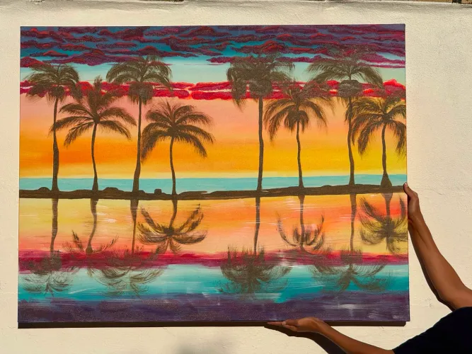 Pintura / Quadro óleo sobre tela 120x100cm