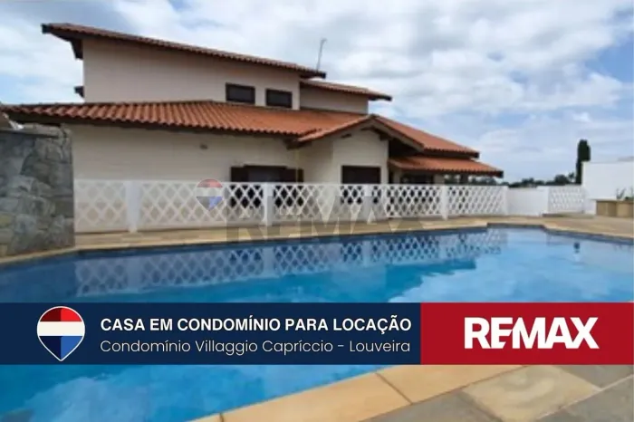Casa Luxuosa 4 Suítes para Alugar em Louveira!