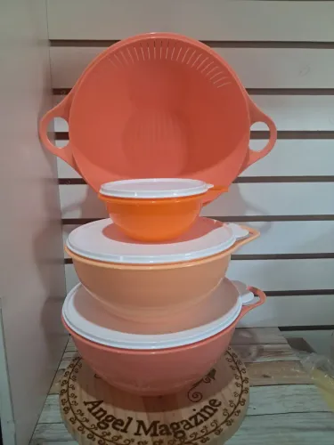 Kit Tupperware Tigelas Criativas e escorredor