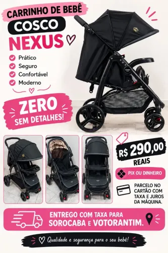 CARRINHO DE BEBÊ COSCO
