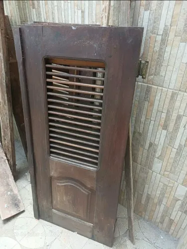 Duas janelas Pau Darco 3 folhas cada