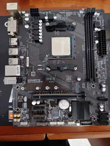 kit processador amd ryzen 5 1600AF + placa mãe A320 am4
