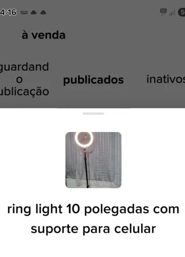 Ring light 10 polegadas