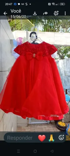 Vestido festa infantil