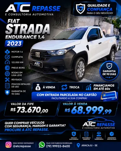 Fiat Strada Endurance 1.4 Flex 8V CS Plus 2023