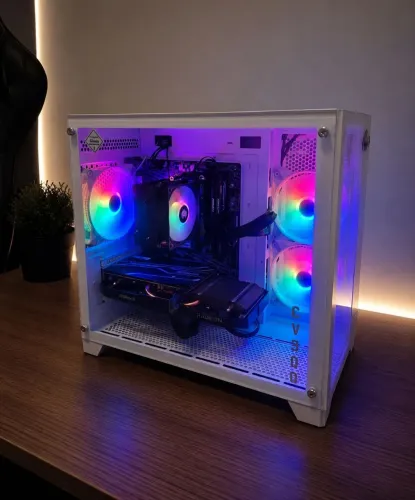 PC GAMER RYZEN 5 5600X / RX 6600 / 16GB RAM / NVME  RODA TUDO