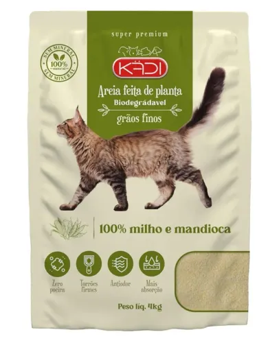 Areia pra gato 4kg