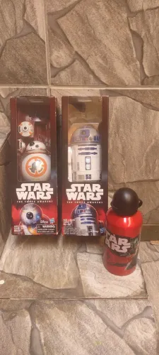 Par de bonecos Star Wars, despertar da força 2015