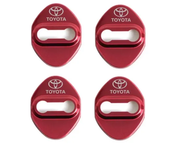 4Pcs Tampa De Proteção Da Fechadura Porta Toyota yaris