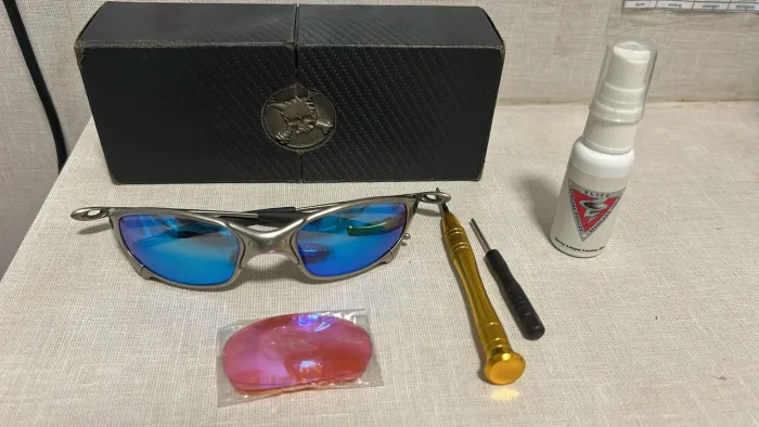 Oculos Oakley Juliet Plasma 2° Geração Original Com Numeração E Caixa00