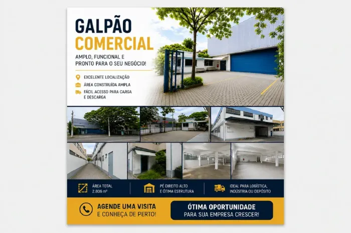 Galpão/Depósito/Armazém para venda tem 1943 metros quadrados