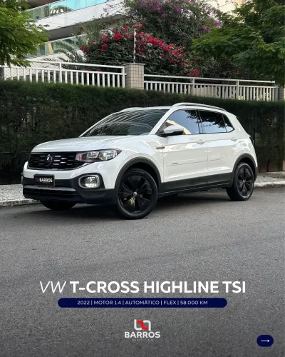 Volkswagen T-Cross Highline 1.4 TSI Flex 16V 5P AUT 2022