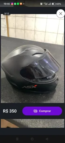 CAPACETE ASX + INTERCOMUNICADOR