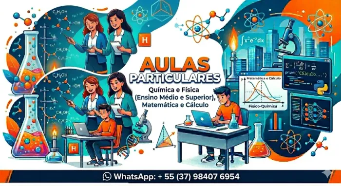 Aulas particulares de Química e Física (Ensino Médio e Superior), Matemática e Cálculo