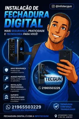 Instalação de fechadura digital ? ?