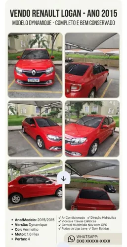 Renault Logan Dynamique Hi-flex 1.6 8V 4P 2015