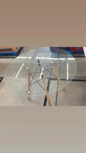 Mesa Vidro 90cm