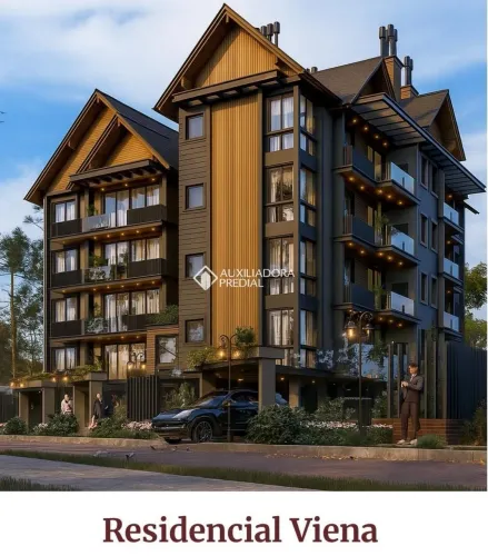Apartamento 1 dormitório Residencial Viena Juriti Nova Petrópolis