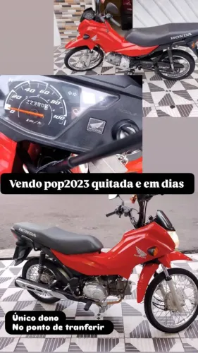 Moto pop bem conservado único dono