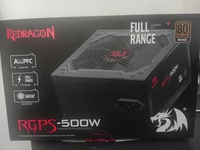 Fonte de computador Redragon RGPS 500W