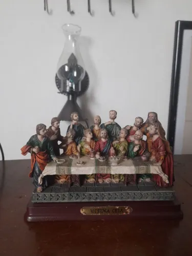 Estátua Última Ceia em resina
