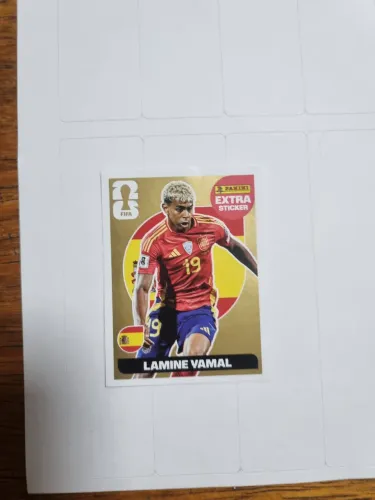 Figurinha Extra Legends Lamine Yamal Ouro Gold