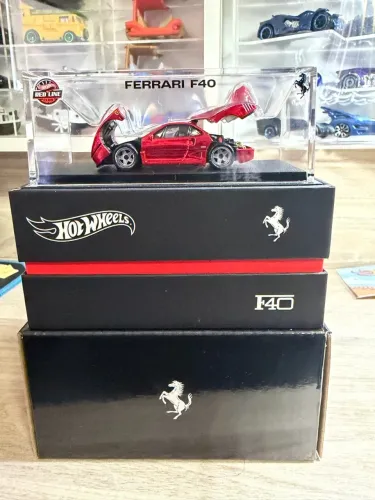 Hot Wheels Rlc Ferrari F40 Miniatura Red Line Club