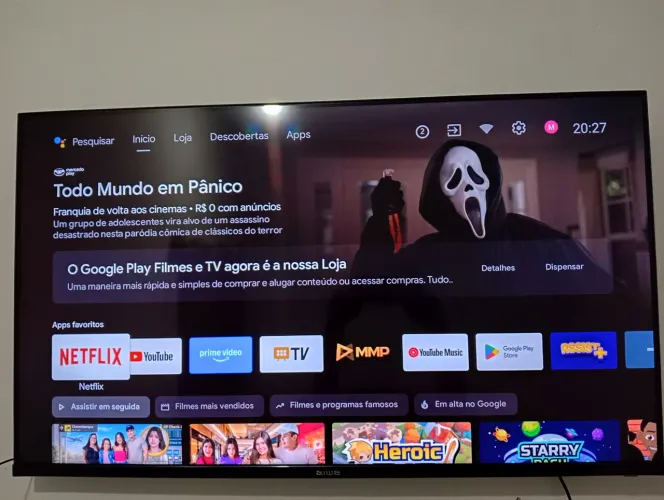 Televisão 43" Android da marca AIWA 