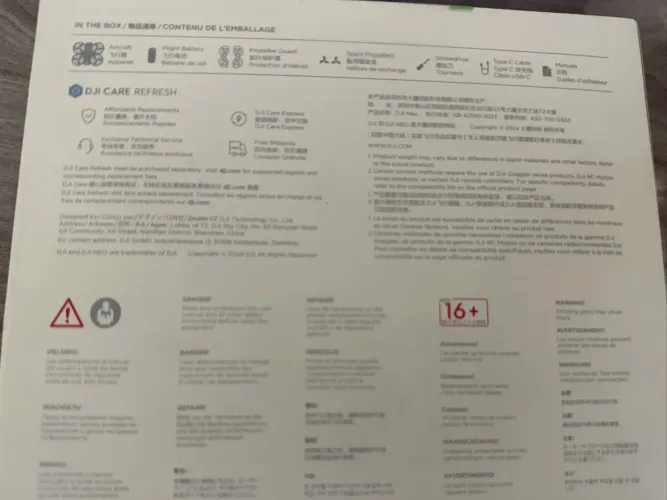 Vendo drone Dji neo lacrado original.ac cartão.