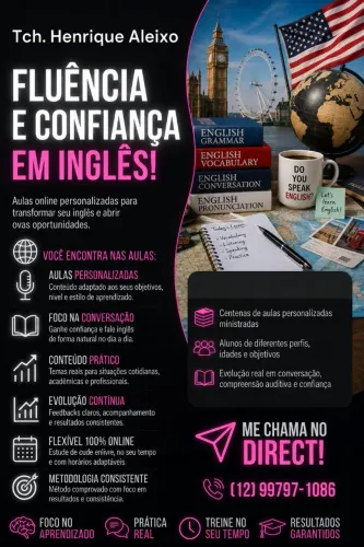 Aula particular de Inglês