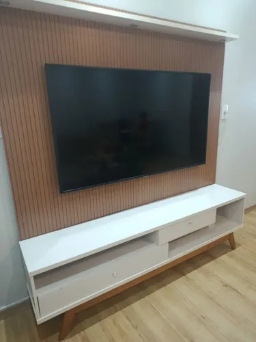 Smart tv 55 polegadas e rack/painel