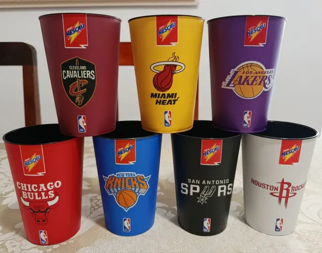 Coleção Copos Nescau NBA