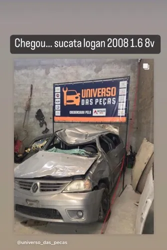 sucata logan 2008 1.6 8v