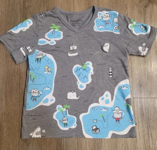 Blusa infantil da Alphabeto