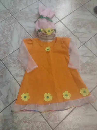 Fantasia girassol infantil