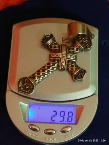 CRUZ EXCLUSIVA PRATA 950 TAMANHO GRANDE!