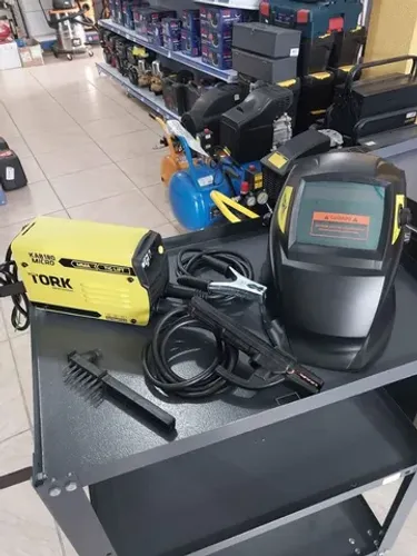 Combo Inversora de solda 180Amp e Máscara solar automático Tork(Loja/Novo)