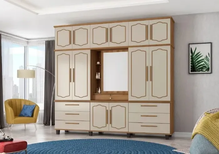 Roupeiro Triplex DIA Casal Modelo Capelinha! Frete e Montagem Grátis
