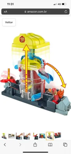 Playset Hot Wheels Caminhão de Bombeiros