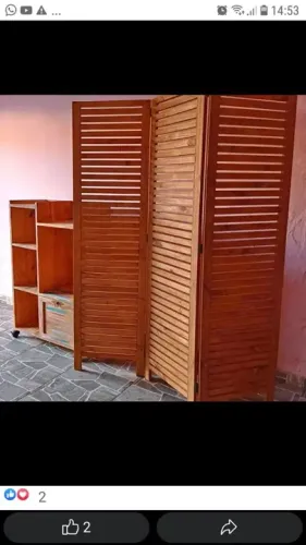 Biombo rustico de pinus 