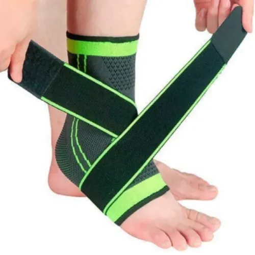 Tornozeleira Esportiva Ajustável para Futebol Fitness Ginástica Treino Fitness z228x
