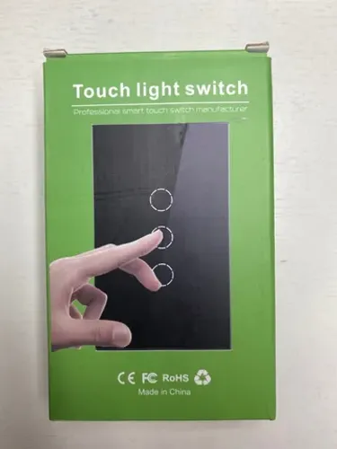 Interruptor touch branco 1 botão 