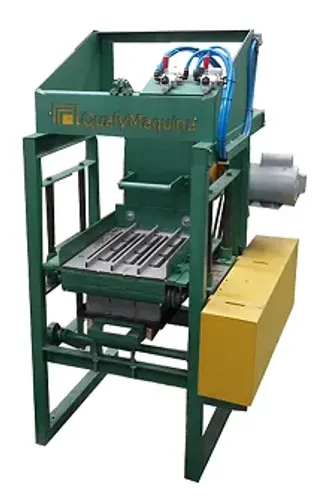 Máquina Para Fabricação De Blocos De Construção QMA-3 Pneumática Com 2 formas Trifásico