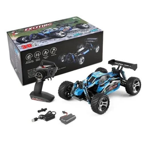 Buggy RC WlToys 1/18 4x4 novo