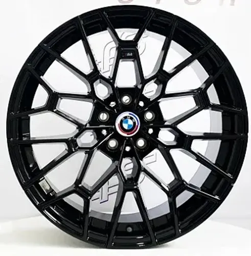 Roda Bmw M3 50 Anos Preto Brilhante 5x112 - 18x8 e 19x9 Offset 28 e 40
