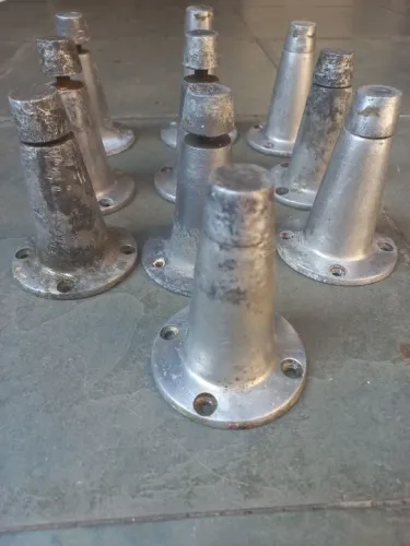 10 pés de balcão antigo