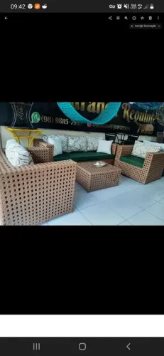 Conjunto de fibra de varanda