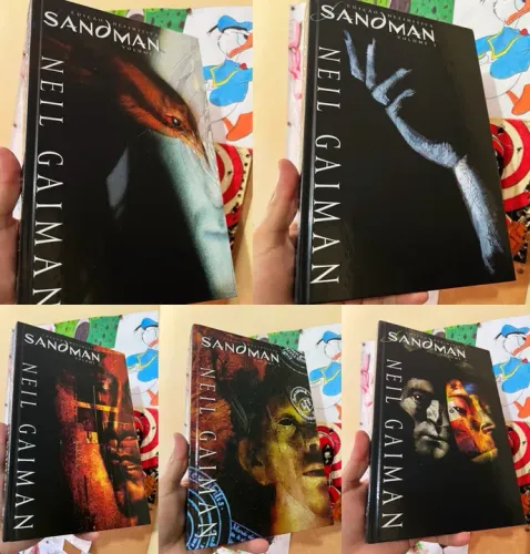 Sandman edição definitiva volumes 1 ao 5 