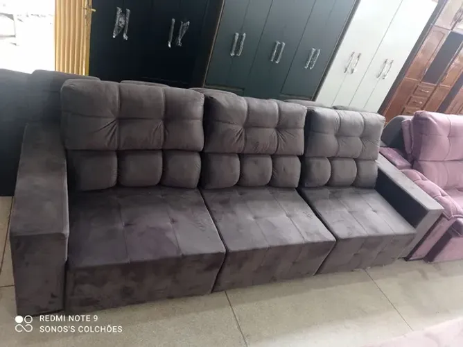 SOFA RECLINÁVEL E RETRÁTIL NOVO ALTO PADRÃO 