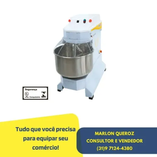 Amassadeira Espiral 25KG Venâncio Nova